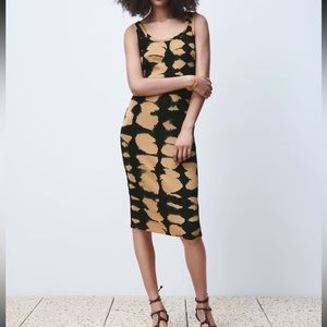Zara Tie Dye Midi Dress